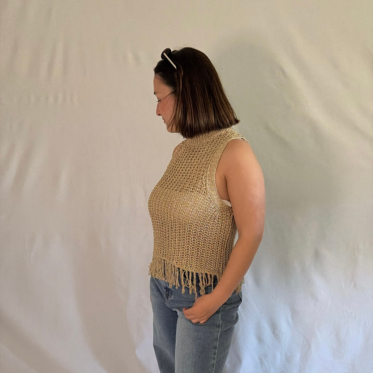 Top "Doria" en Crochet