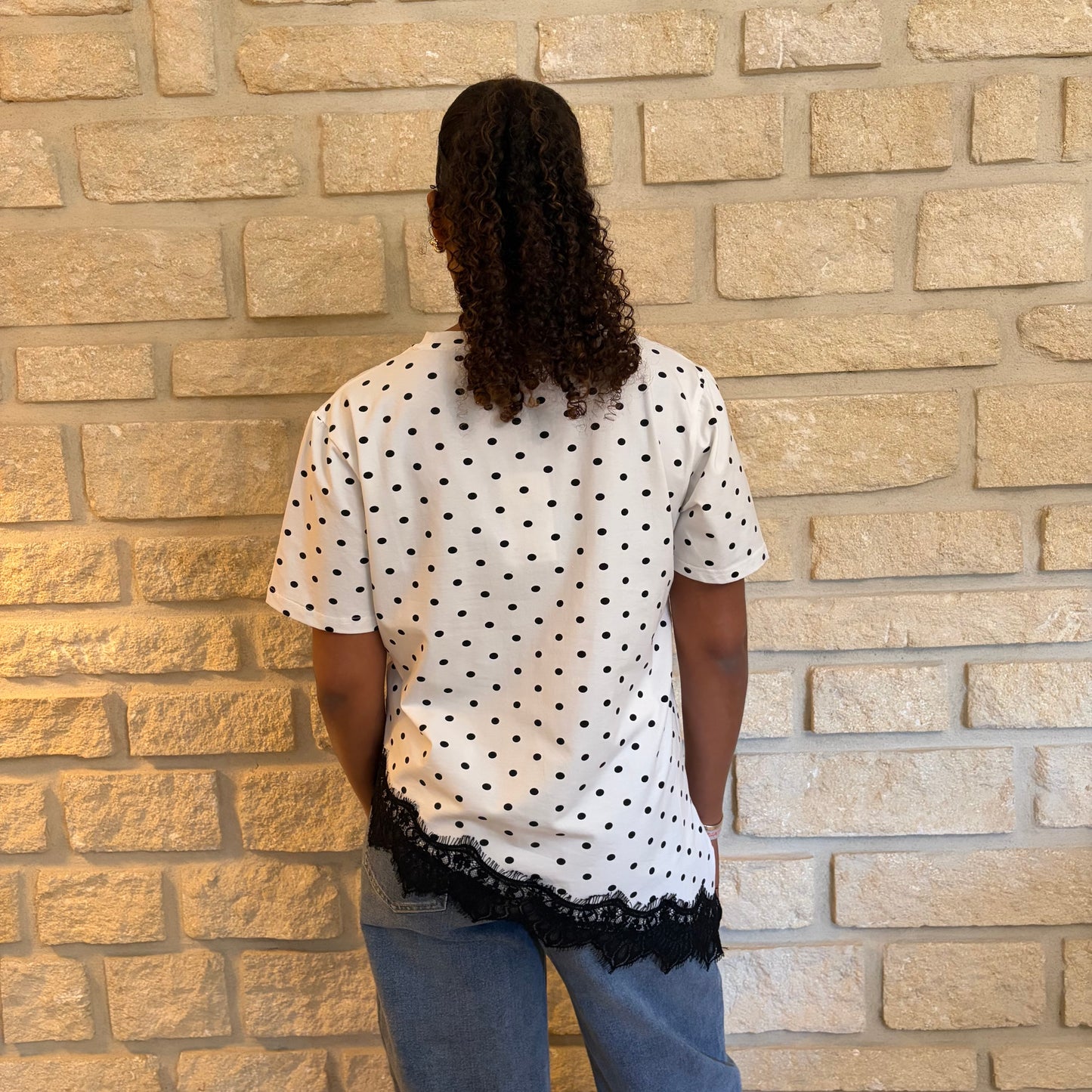 T-shirt "Julia" à Pois