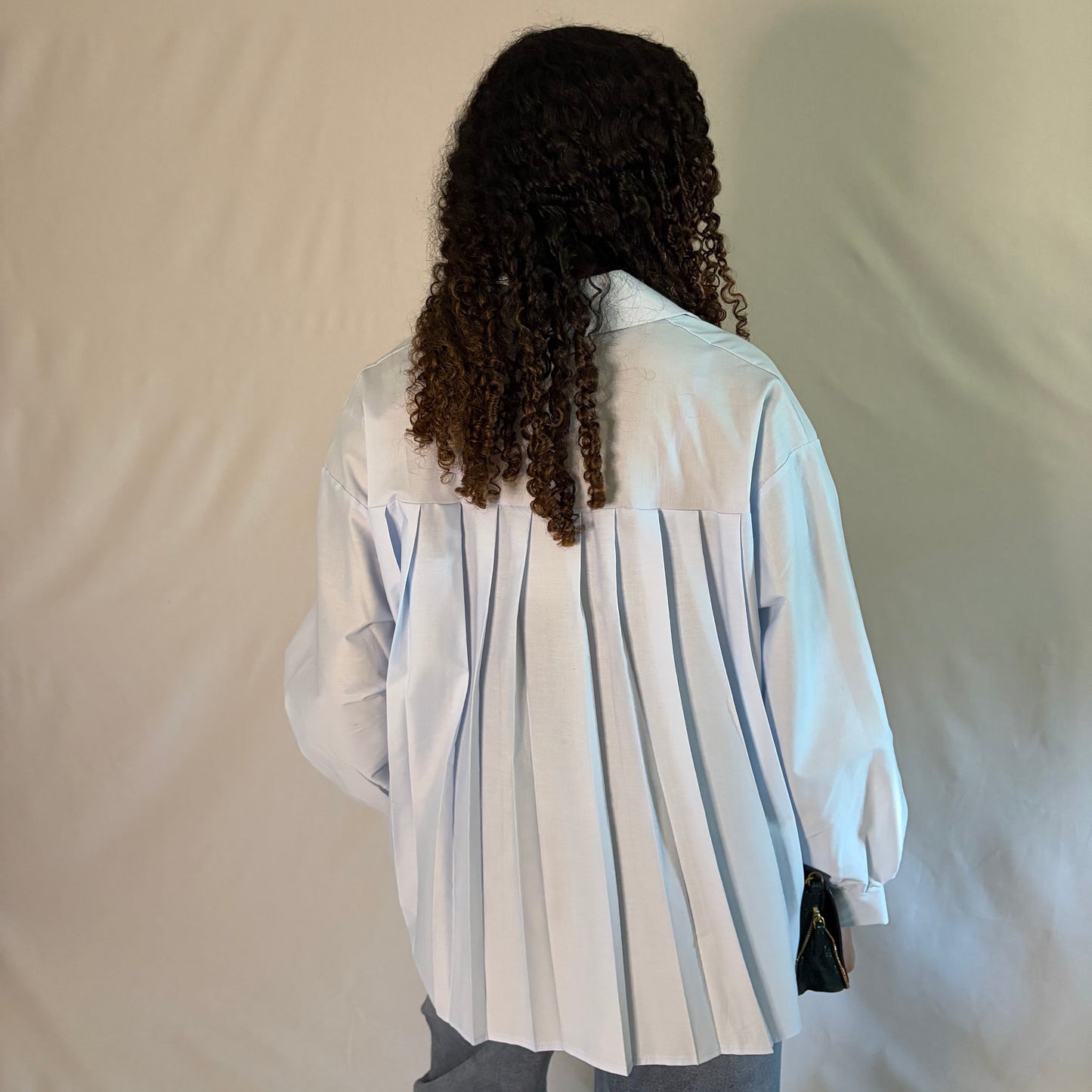 Chemise "Ava" Dos Plissé