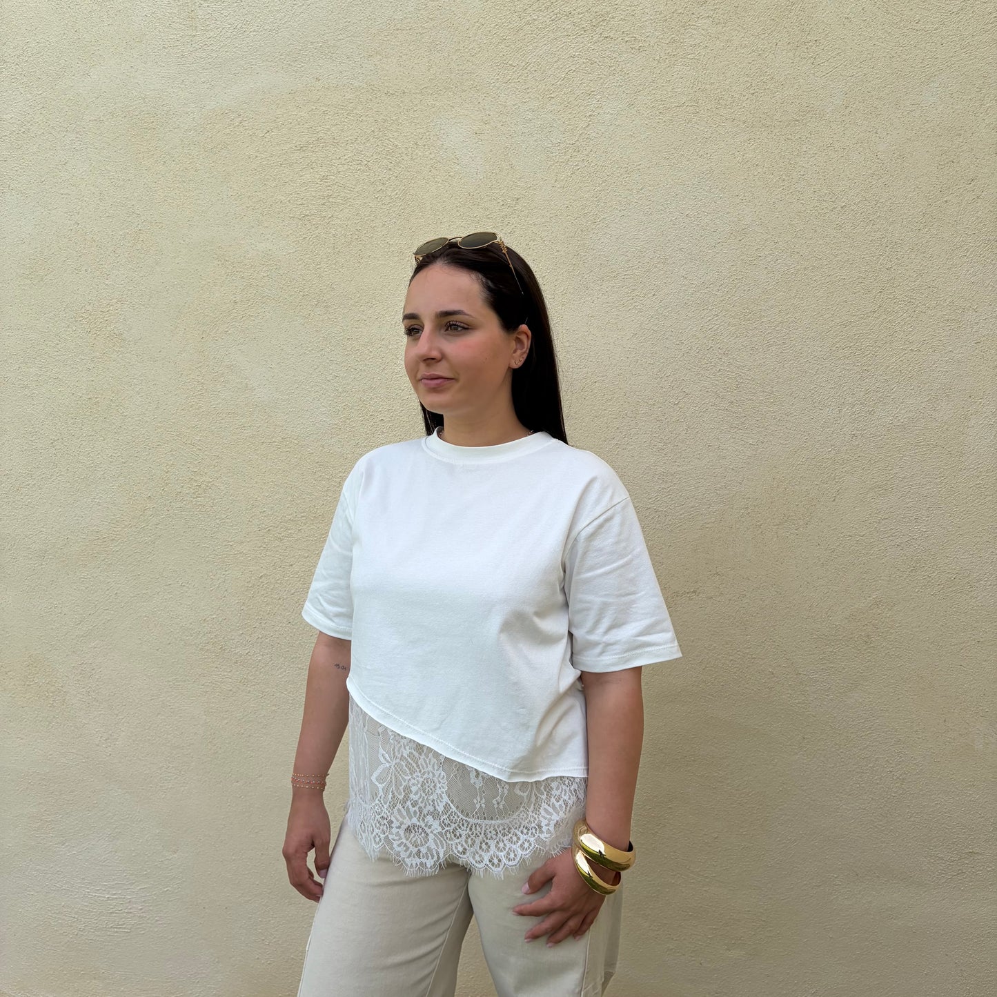 T-shirt "Romane" Blanc