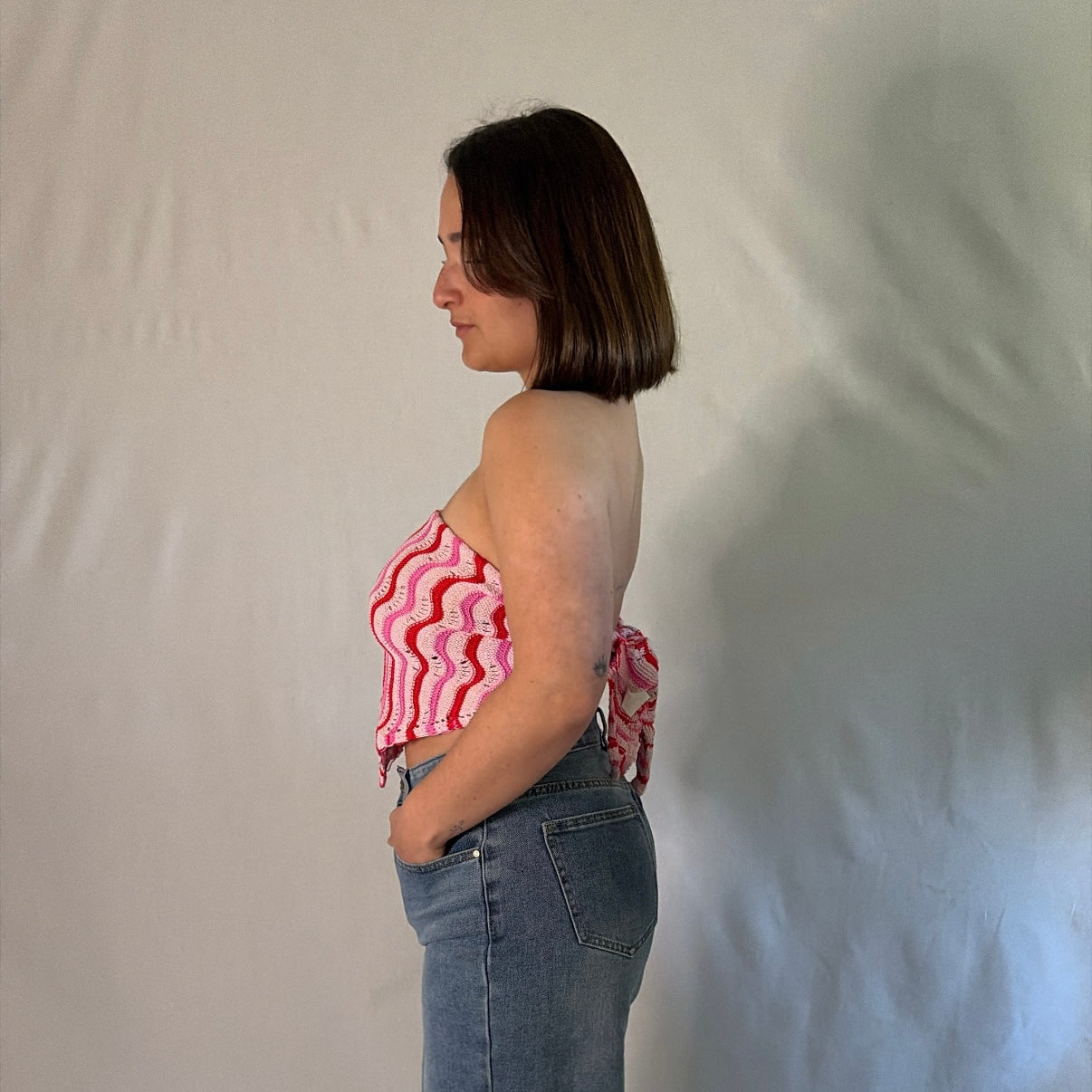 Bandeau "Pink" Crochet