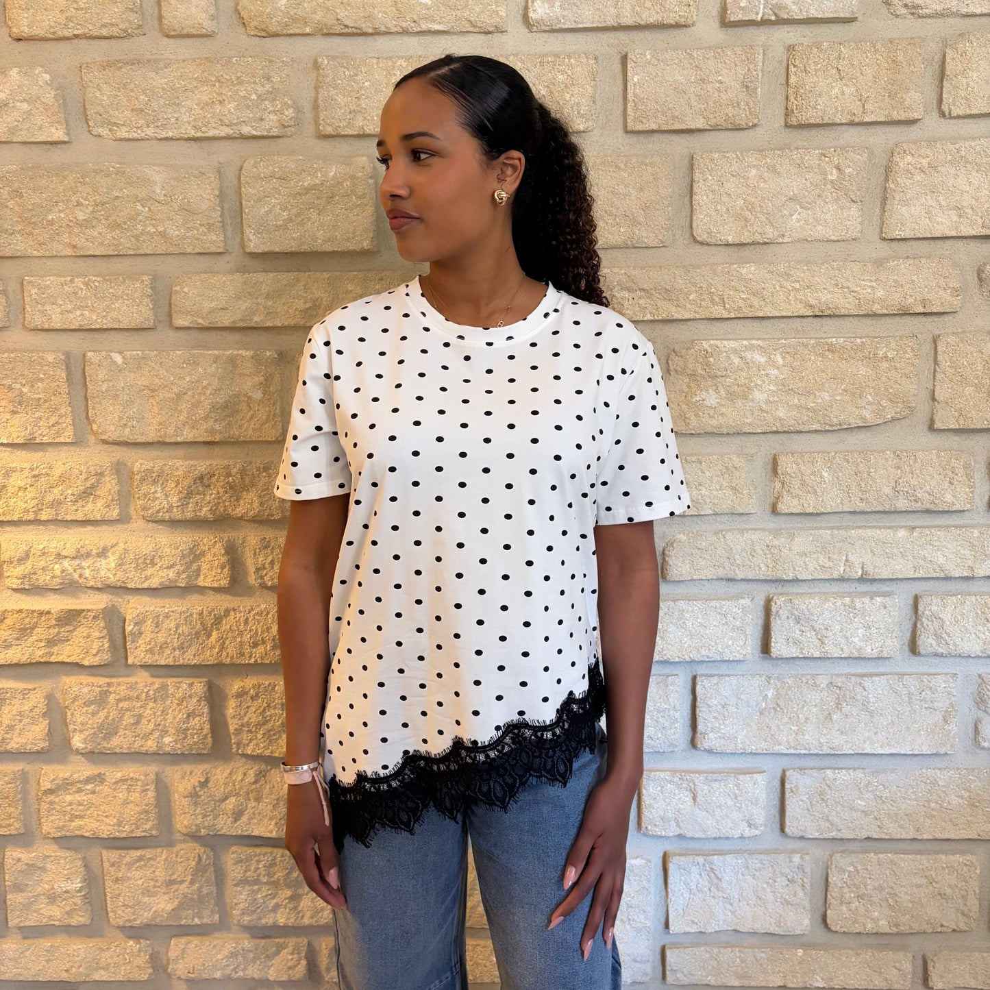 T-shirt "Julia" à Pois
