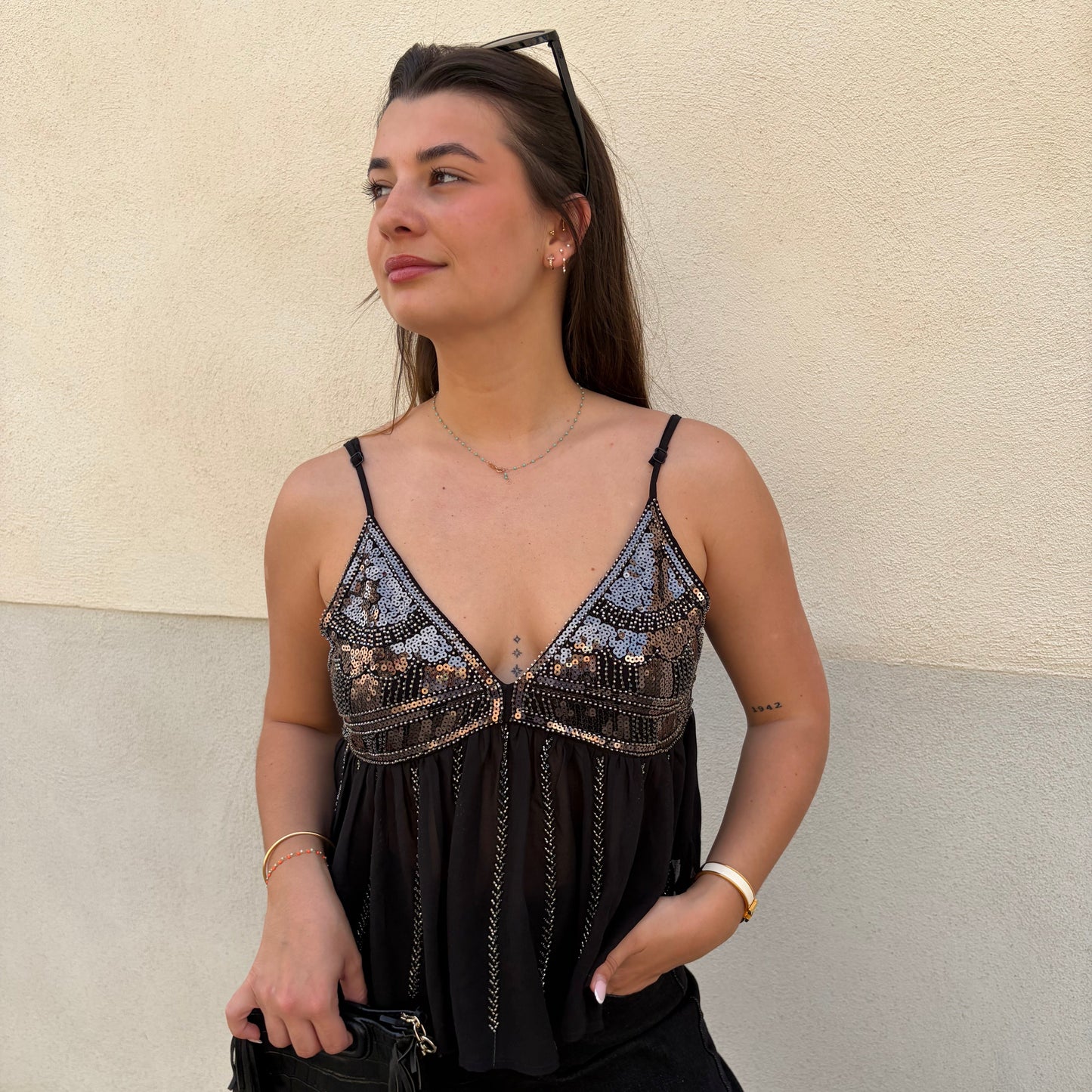 Top "Ella" à Sequins