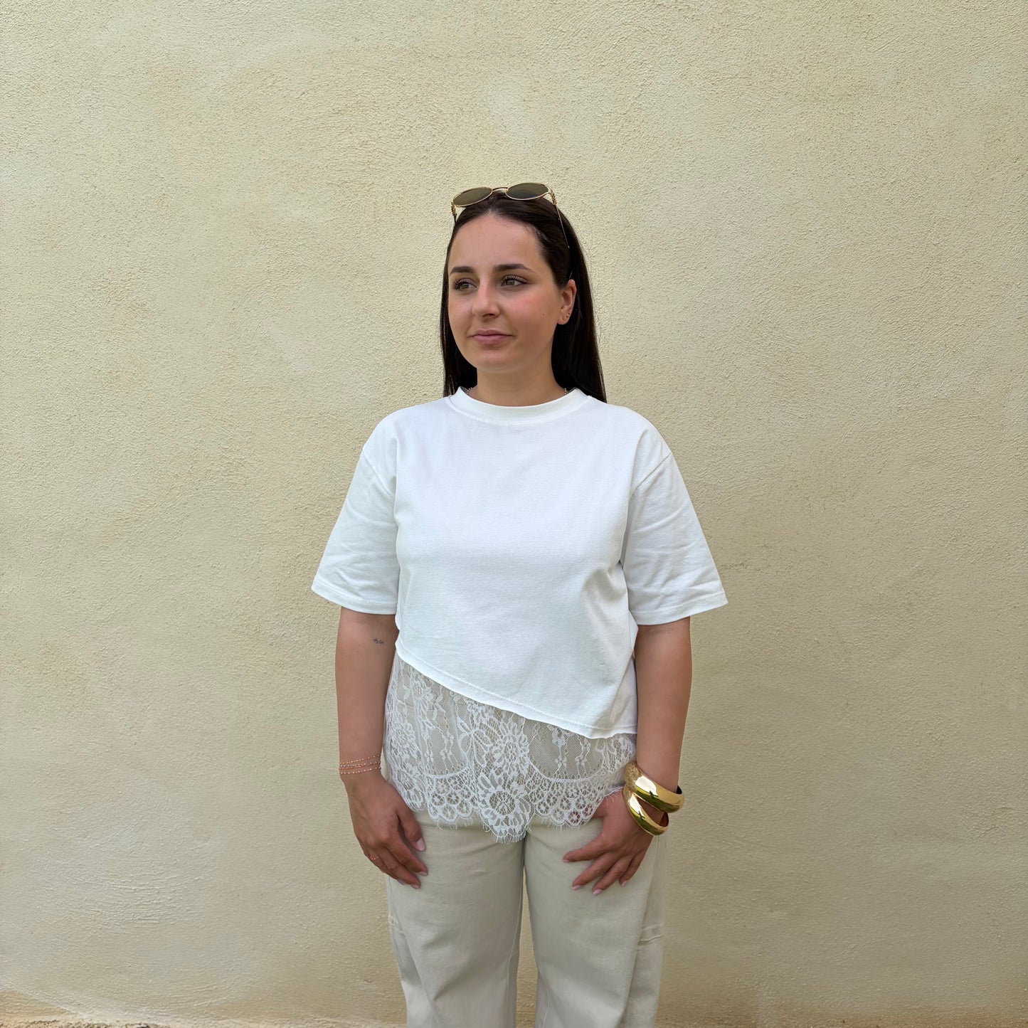 T-shirt "Romane" Blanc