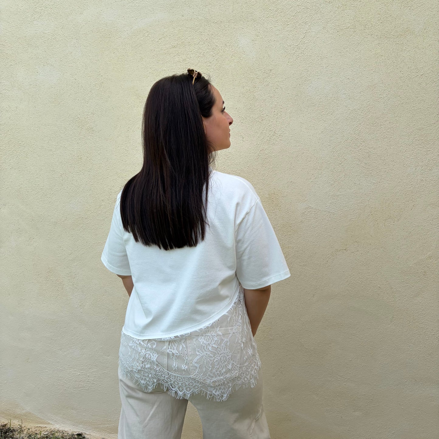 T-shirt "Romane" Blanc