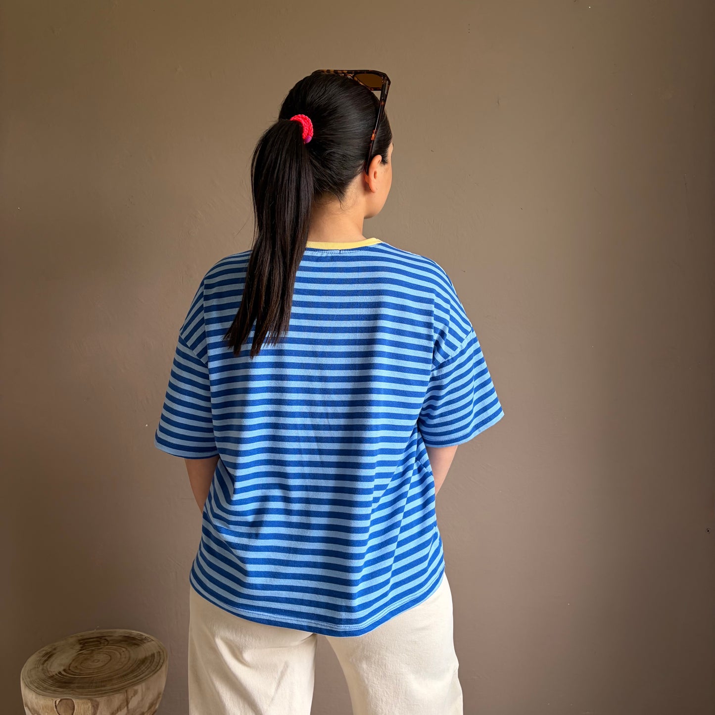 T-shirt "Juliette" Bleu Roi